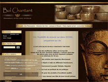 Tablet Screenshot of bol-chantant.fr